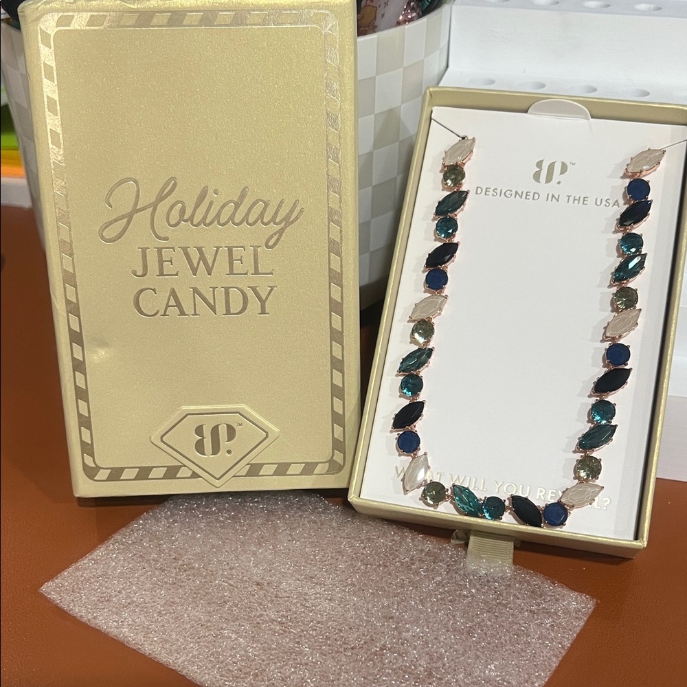 Bomb Party BP Holiday Jewel Candy Necklace